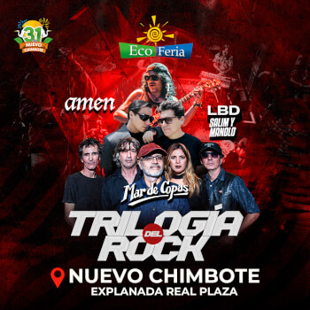 Trilogía del Rock con Mar de Copas, Amen y LBD en Eco Feria 2025